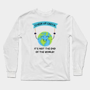 Funny Earth Day Greta Thunberg Long Sleeve T-Shirt